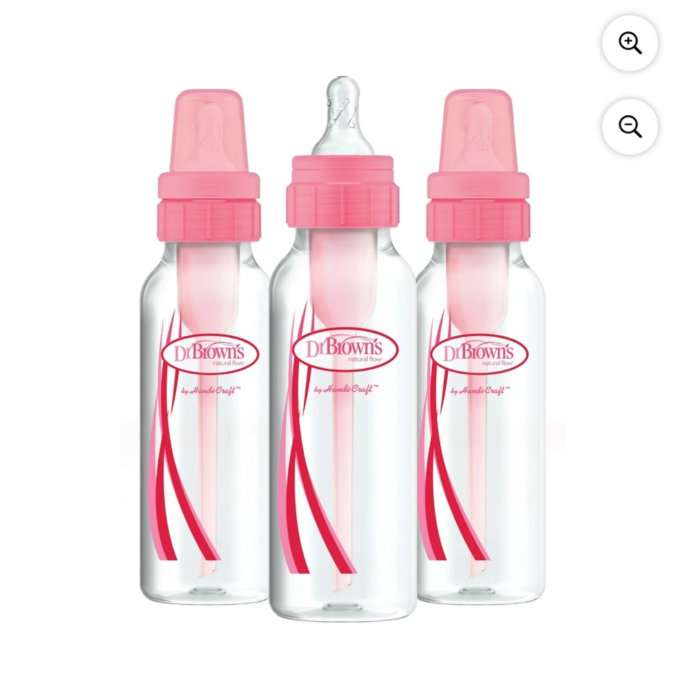 Dr. Brown's Pink Baby Bottles Set
